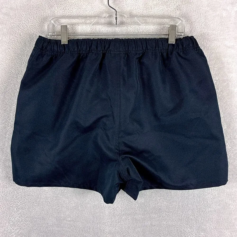 Canterbury Rugby Shorts Mens XL Black Pull On Performance Preppy Workout Gym